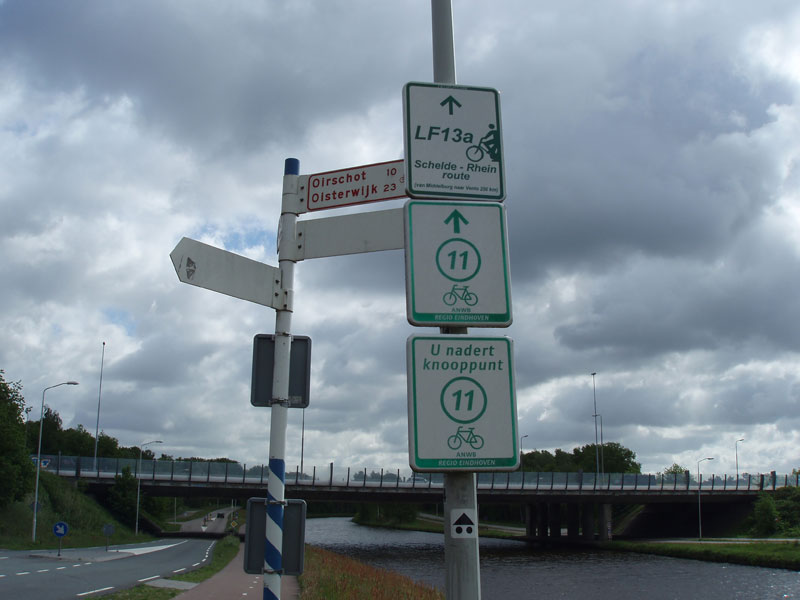 Netherlands cycle route